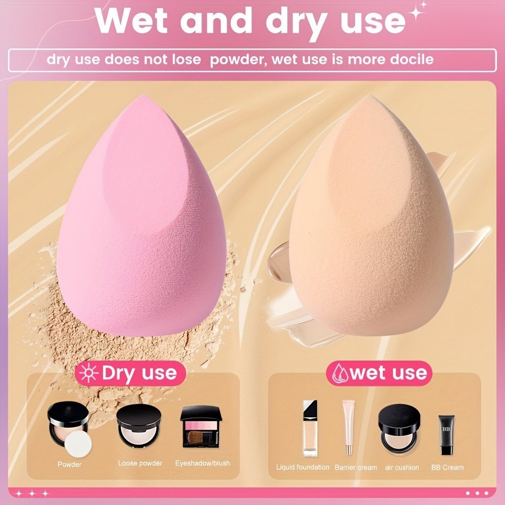 Soft and gentle makeup sponges for flawless blending